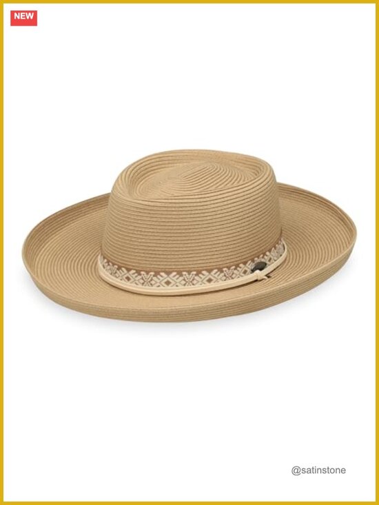 UPF 50+ Wide Brim Sun Hat Packable Adjustable main image 4